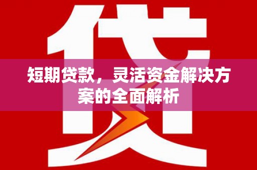 沅陵短期贷款，灵活资金解决方案的全面解析