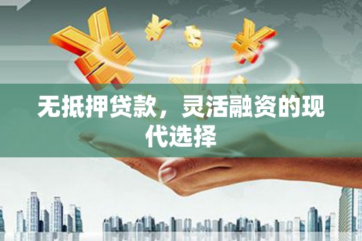 沅陵无抵押贷款，灵活融资的现代选择