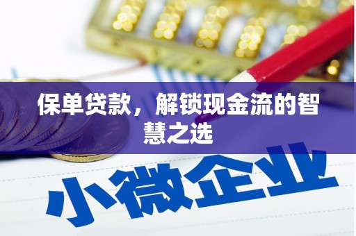 沅陵保单贷款，解锁现金流的智慧之选