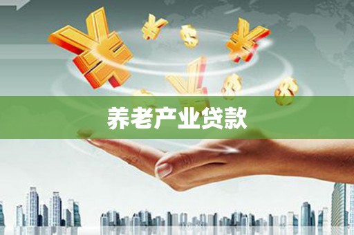 沅陵养老产业贷款