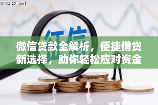沅陵微信贷款全解析，便捷借贷新选择，助你轻松应对资金需求